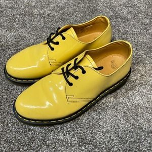 Dr Martens Oxford Shoes Womens Size 9 1461 Iced II Buttersoft Leather Yellow